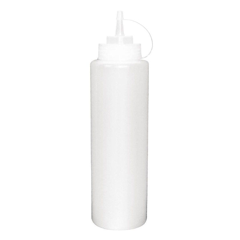 Vogue Clear Squeeze Sauce Bottle 24oz - Capacity: 681ml | Polyethylene