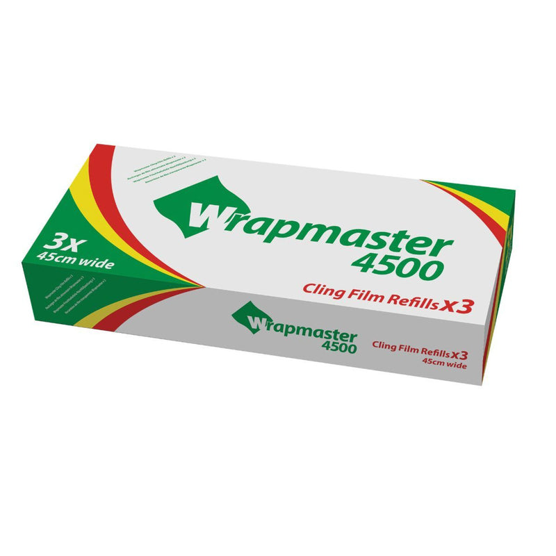 Wrapmaster Cling Film 460mm x 300m (Pack of 3)