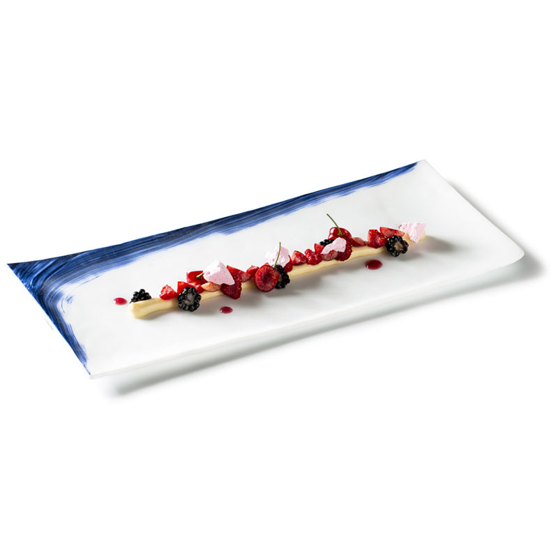 PORDAMSA OIA GLASS RECT TRAY 41X18CM     x2