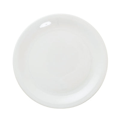 GREAT WHITE NARROW RIM PLATE 11" 28CM    x6