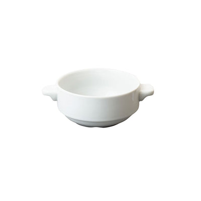 GREAT WHITE LUGGED SOUP BOWL 10OZ 28CL   x12