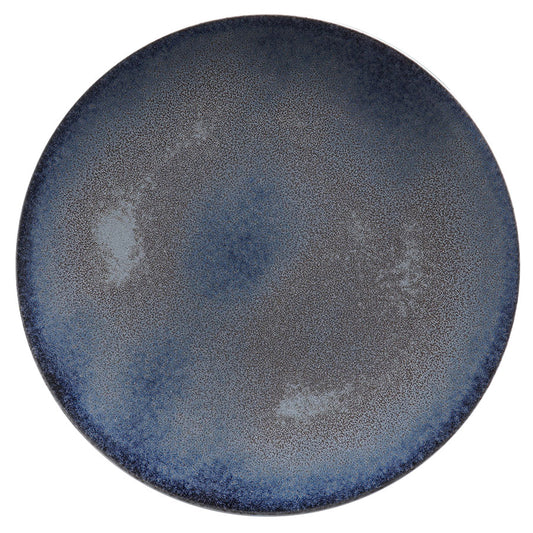 REBEL DARK BLUE COUPE PLATE 25.5CM       x6