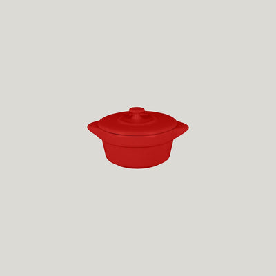 CHEF'S FUSION COCOTTE 8.5X4CM 11.2CL RED x12