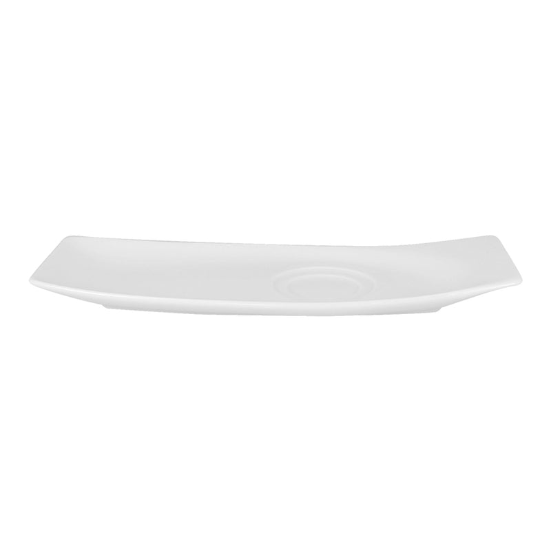 MAZZA RECTANGULAR SAUCER 2 INDENTS 26X10 x6