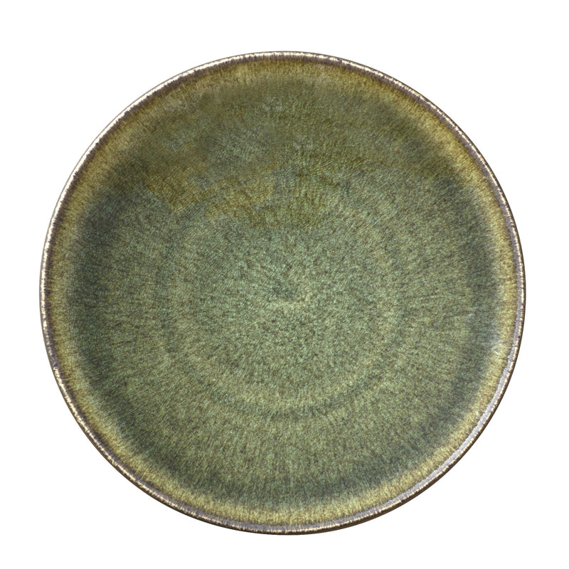 JARS TOURRON SAMOA GREEN PLATE 14CM      x6