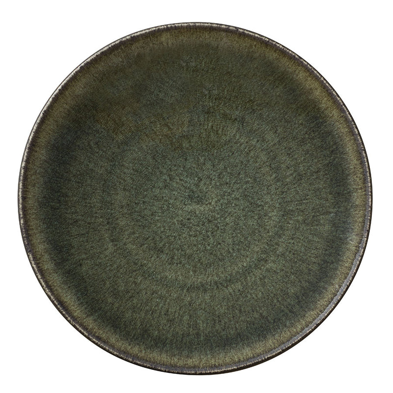 JARS TOURRON SAMOA GREEN PLATE 26CM      x6