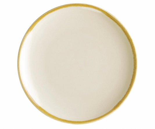 Olympia Kiln Sandstone Round Coupe Plate - 7" (Box 6)
