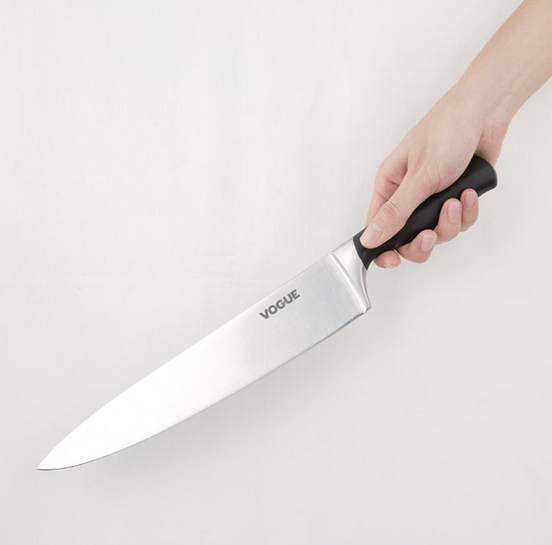 Vogue Soft Grip Chef's Knife - 10"