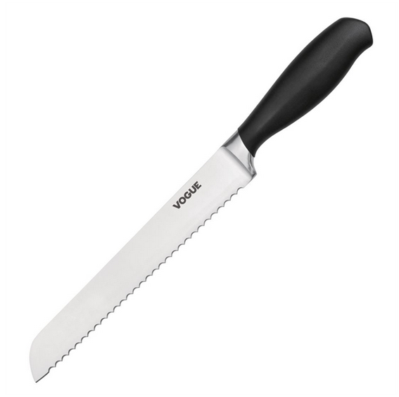 Vogue Soft Grip Bread Knife - 8"