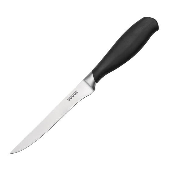 Vogue Soft Grip Boning Knife - 5"