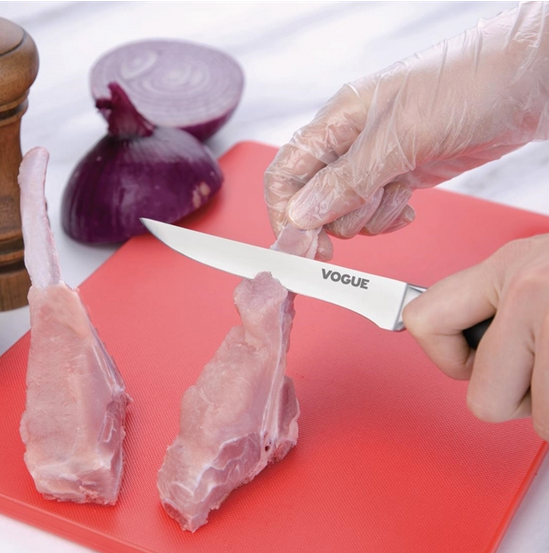 Vogue Soft Grip Boning Knife - 5"