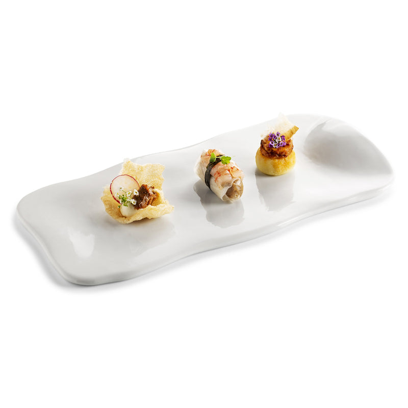 PORDAMSA NUAGES GLOSS RECT TRAY 31X12CM  x6