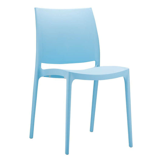 ZAP SPICE SIDE CHAIR - LIGHT BLUE X 4   