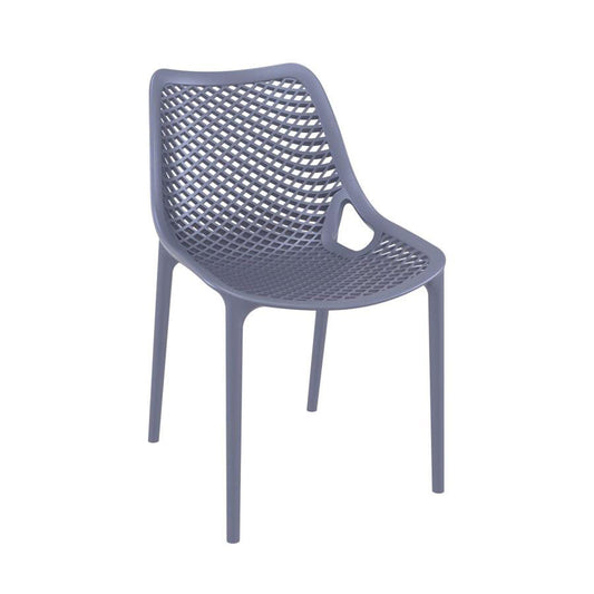 ZAP SPRING SIDE CHAIR - ANTHRACITE X 4  