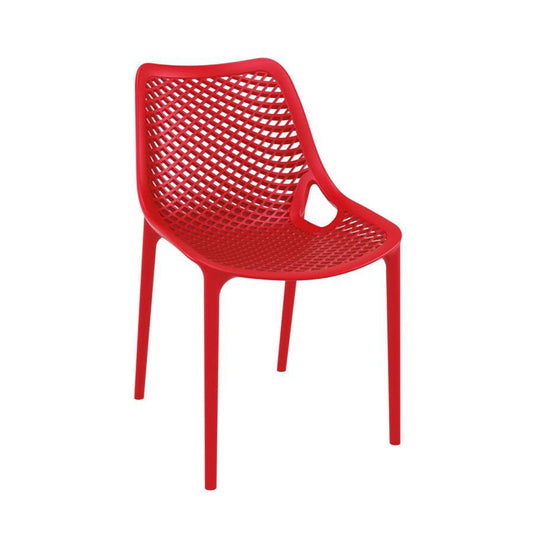 ZAP SPRING SIDE CHAIR - RED X 4         