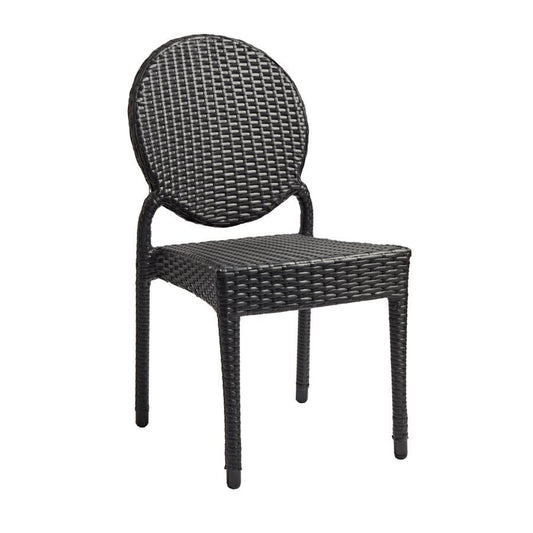 ZAP BLAKE SIDE CHAIR - BLACK WEAVE X 4  
