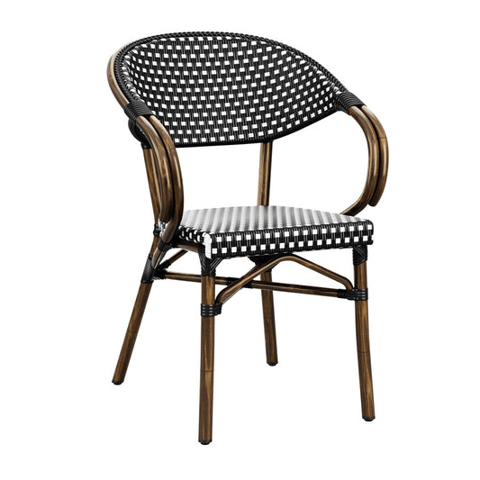 ZAP PANDA ARMCHAIR - BLACK & WHITE X 4  