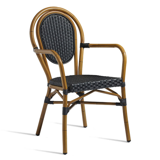 ZAP TIME ARMCHAIR - BLACK X 4           