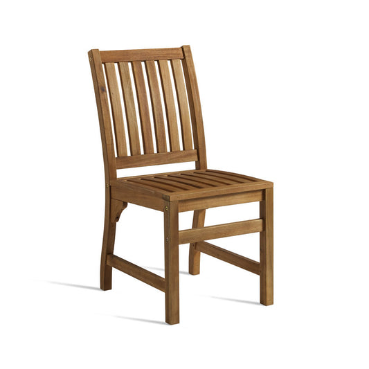 ZAP HARDY SIDE CHAIR - ACACIA WOOD X 4  