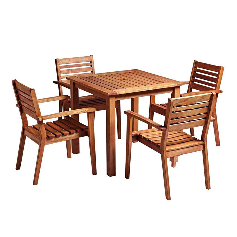 ZAP MORE SQUARE DINING SET 1 - 5 PIECE  