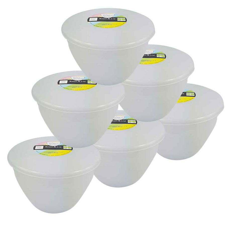 1 PINT/570ML PLASTIC PUDDING BASIN W/LID