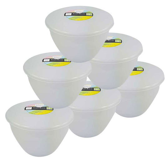 1 PINT/570ML PLASTIC PUDDING BASIN W/LID