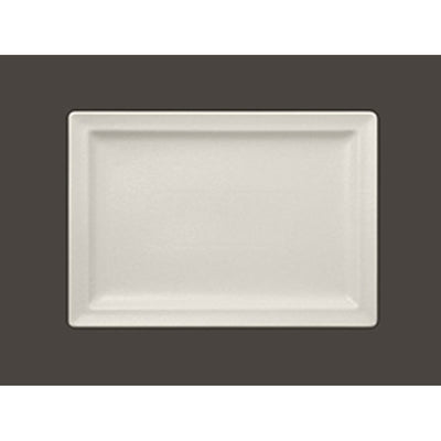 NEO FUSION RECT FLAT PLATE - WHT 33X23CM x6