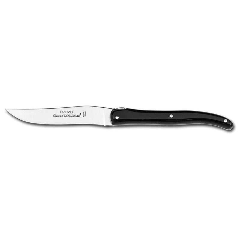 LAGUIOLE BLACK HANDLE STEAK KNIFE       