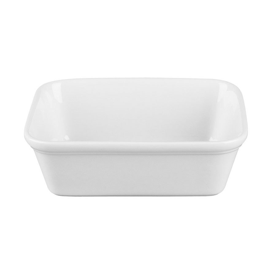 COOKWARE RECT DISH WHITE 16 X 12CM       x12