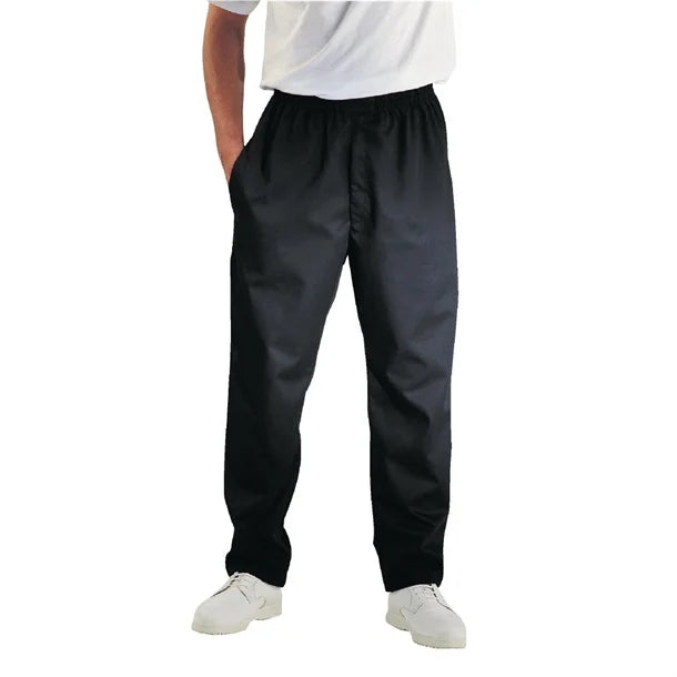 Chef Works Essential Baggy Pant Black - Size XS