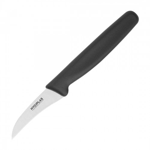 Hygiplas Paring Knife Black 5.5cm - Blade Length: 2.5". Weight: 20g