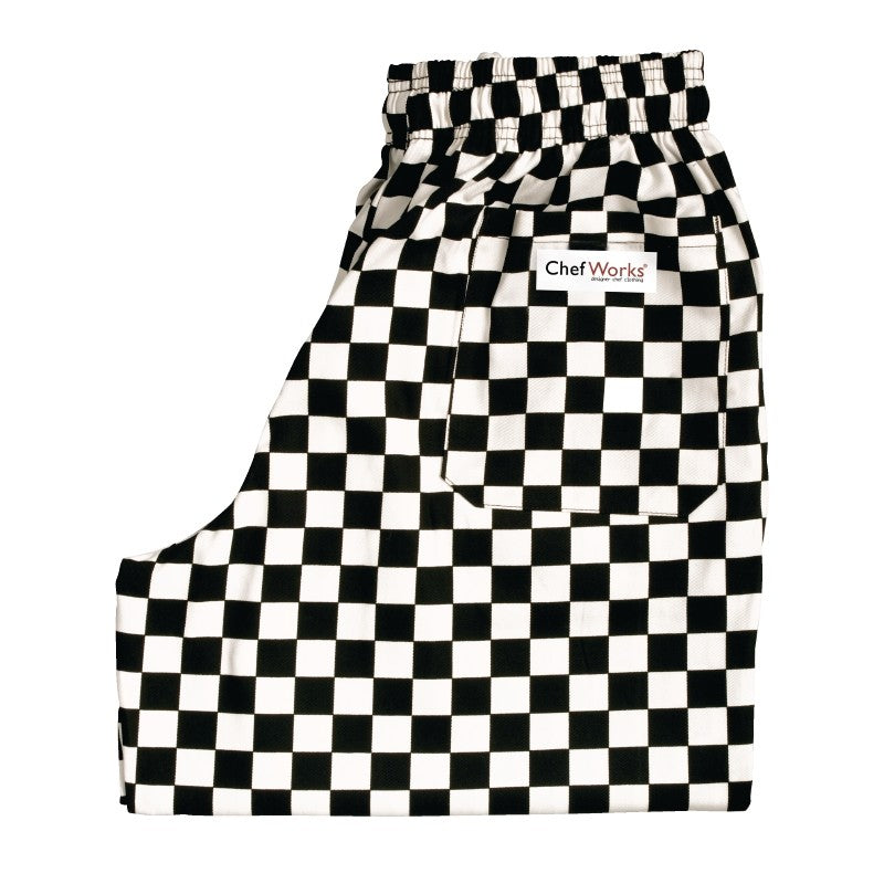 Whites Easy Trouser Big Black Check - Size XL