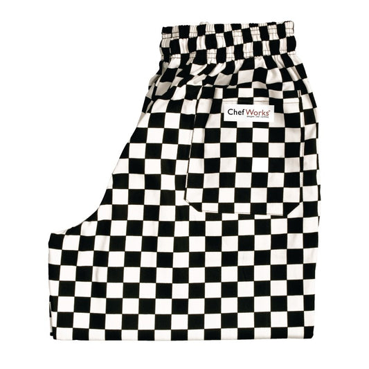 Whites Easy Trouser Big Black Check - Size XL