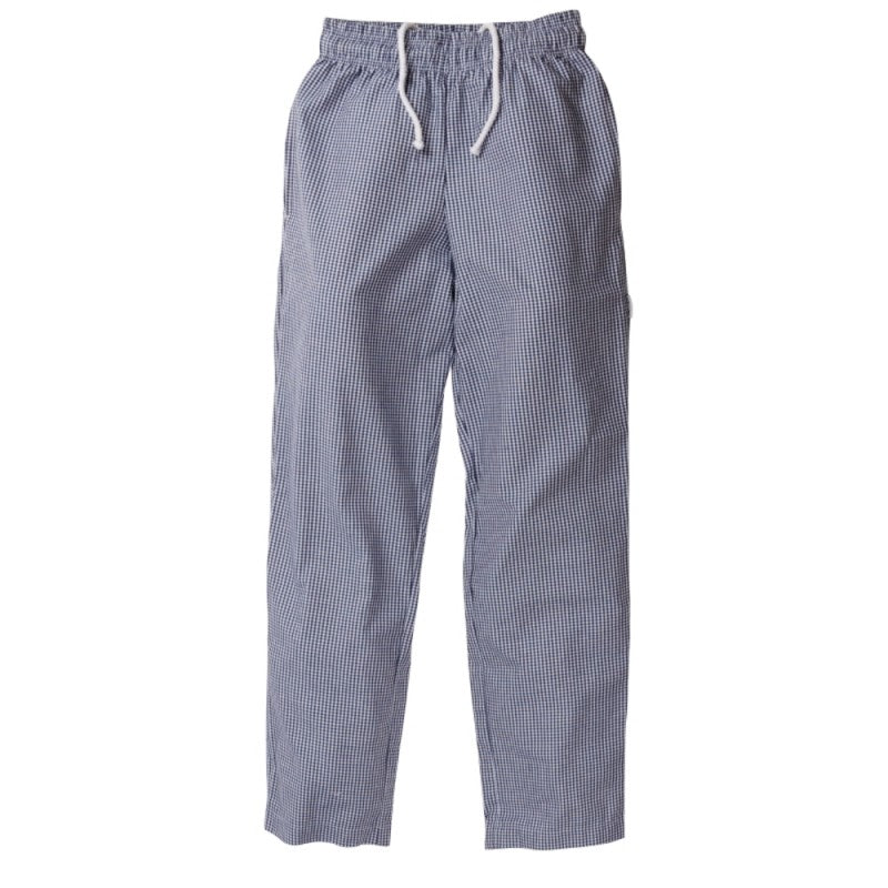 Whites Easy Trouser Small Blue Check - Size S