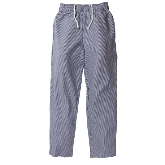 Whites Easy Trouser Small Blue Check - Size S