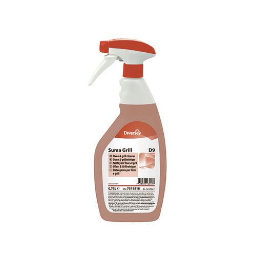 Diversey D9 Oven And Grill Cleaner 750ml Ready To Use Trigger Bottles ...