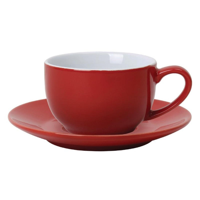 Olympia Cafe Coffee Cup Red - 228ml 8oz (Box 12)