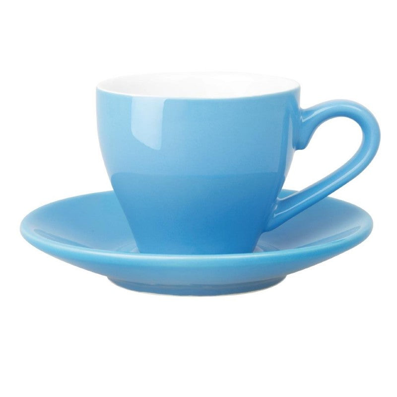 Olympia Cafe Espresso Cup Blue - 100ml 3.5oz (Box 12)