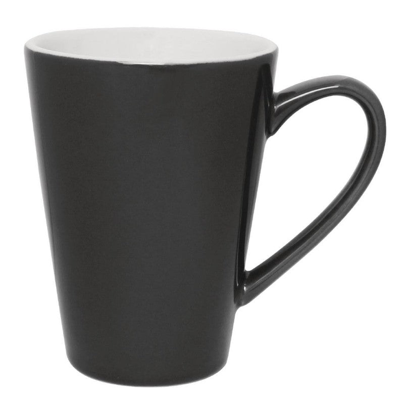 Olympia Cafe Latte Cup Charcoal - 454ml 16oz (Box 12)