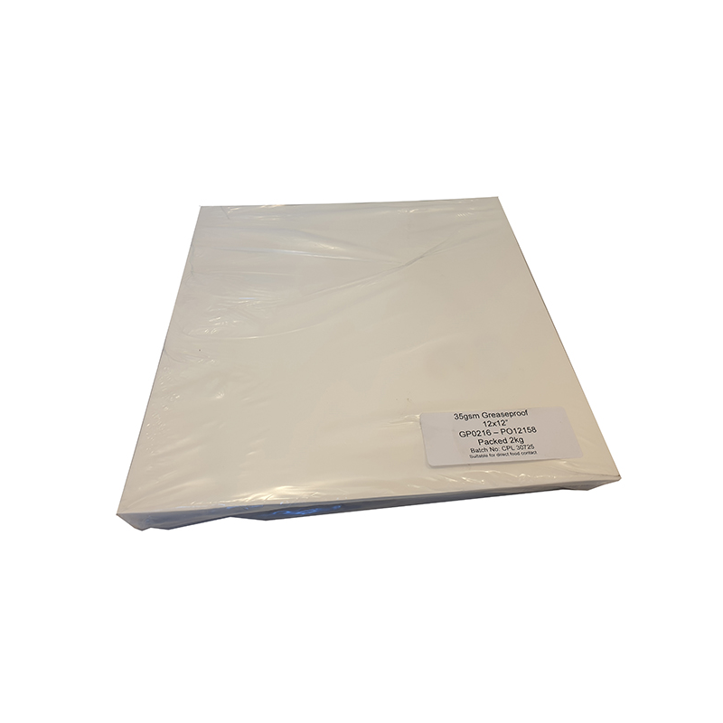 White 12x12 Pizza Box Liner 2Kg