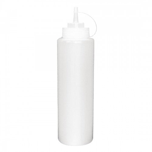 Vogue Clear Squeeze Sauce Bottle 35oz - Capacity: 994ml. Material: Polyethylene