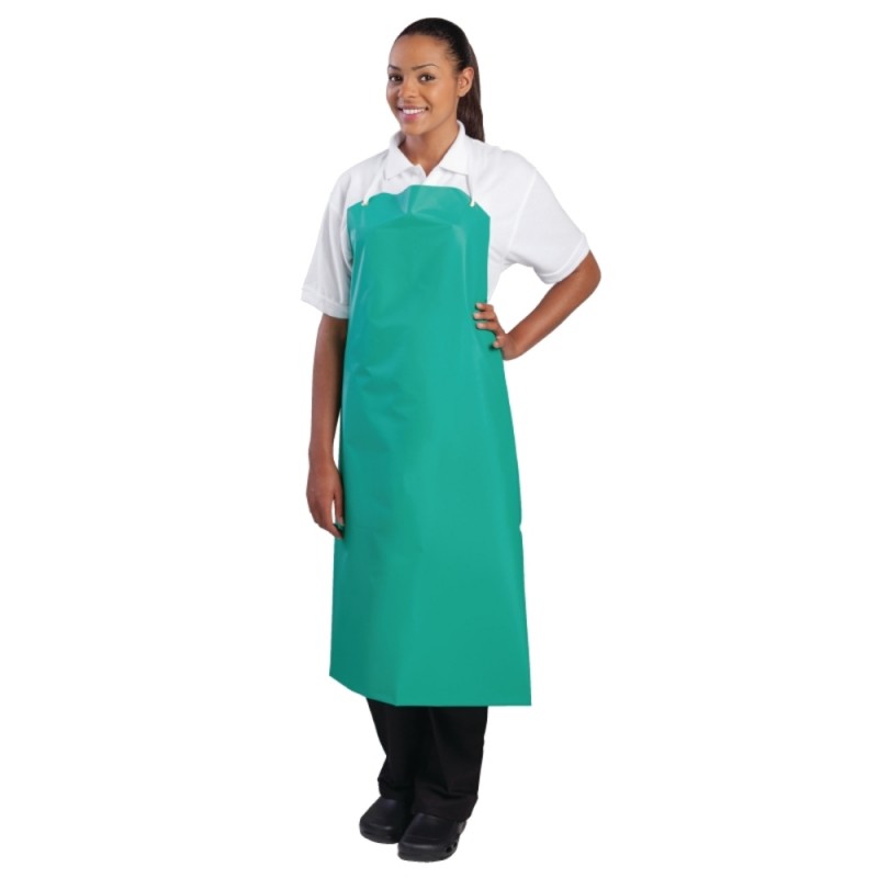 Whites Heavy Duty Water Proof Apron Colour: Green. Material: PVC Nylon. Measurements: 914(W) x 1067(L)mm