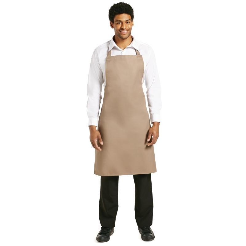 Whites Bib Apron Polycotton Tan